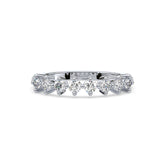 Modern Prong Set Ladies Diamond Wedding Band by Allure